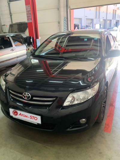 Встановлення ГБО на TOYOTA COROLLA 1.6 2007 у Києві на Окружній, Борщагівка.