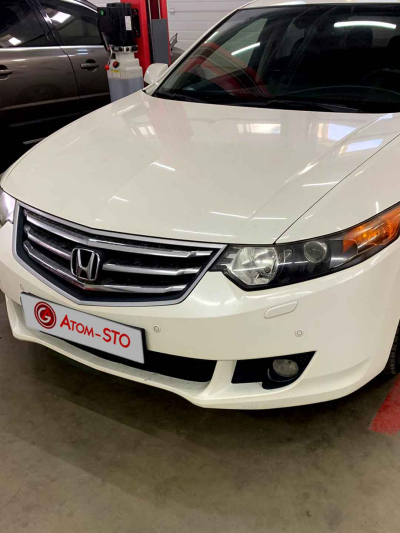 Встановлення ГБО на HONDA ACCORD 2008 у Києві на Окружній, Борщагівка.