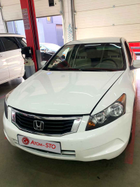Установка ГБО на HONDA ACCORD 2.4 2008 в Киеве на Окружной, Борщаговка.