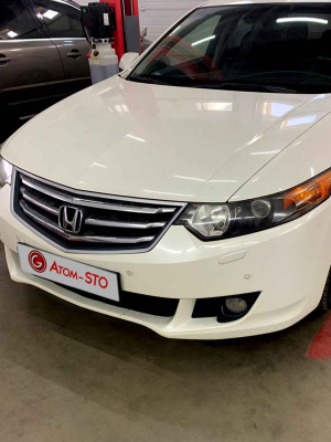 Установка ГБО на HONDA ACCORD 2008 в Киеве на Окружной, Борщаговка.