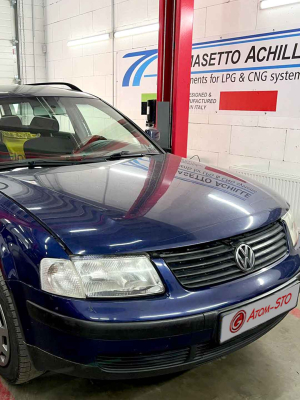 Встановлення ГБО на VOLKSWAGEN PASSAT 1.6 1999 у Києві на Окружній, Борщагівка.