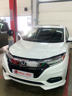 Установка ГБО на HONDA HR-V 1.8 2020 в Киеве на Окружной, Борщаговка.