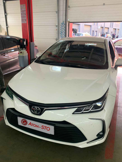 Встановлення ГБО на TOYOTA COROLLA 1.6 2019 у Києві на Окружній, Борщагівка.