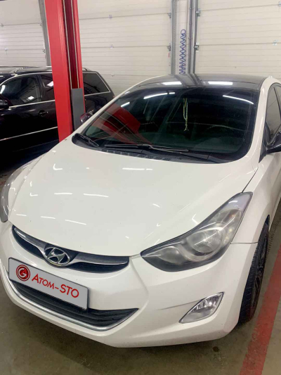 Встановлення ГБО на HYUNDAI ELANTRA 1.8 2013 у Києві на Окружній, Борщагівка.