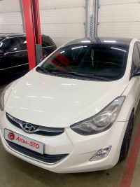 Встановлення ГБО на HYUNDAI ELANTRA 1.8 2013 у Києві на Окружній, Борщагівка.