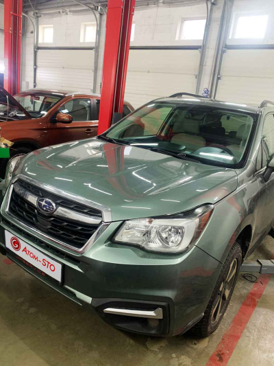 Установка ГБО на SUBARU FORESTER 2.5 2017 в Киеве на Окружной, Борщаговка.