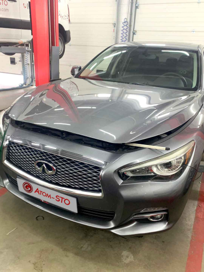 Встановлення ГБО на INFINITI Q50 3.7 2015 у Києві на Окружній, Борщагівка.